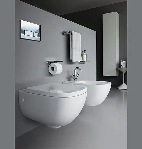 Унитаз подвесной безободковый Laufen Palomba Rimless белый 8.2080.2.000.000.1