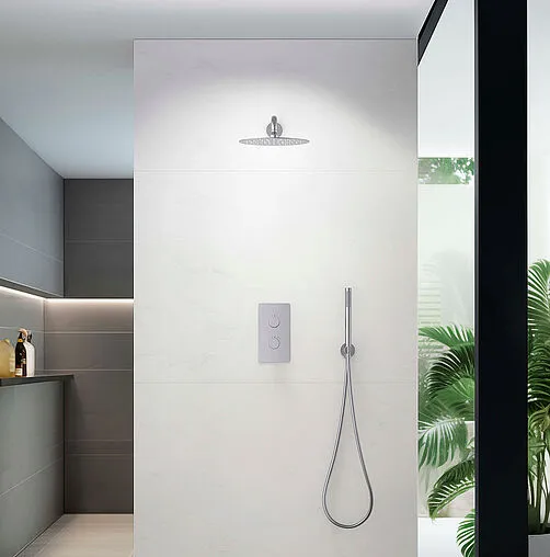 Душевая система с термостатом для душа Aquatek Европа хром AQ1376CR