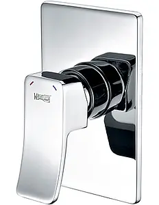 Смеситель для душа скрытого монтажа Wasserkraft Aller хром 10651, 1