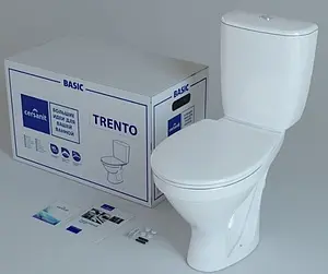 Унитаз-компакт Cersanit Trento белый S-KO-TR011-3/6-PL-w Унитаз-компакт Cersanit Trento белый S-KO-TR011-3/6-PL-w, 3