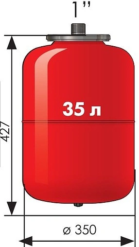 Расширительный бак Джилекс 35 В 6 бар 7735
