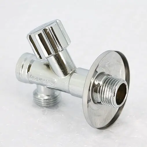 Вентиль регулирующий угловой с фильтром ½"н x ½"н хром Uni-fitt 185F2000
