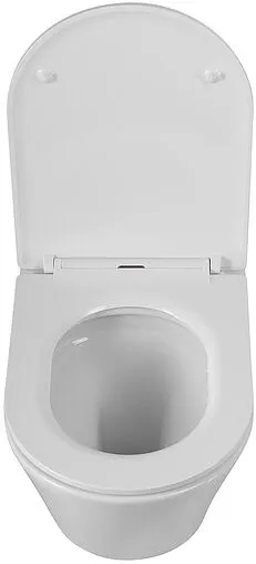 Унитаз подвесной безободковый Cezares Liner Tornado белый CZR-3808-53-TH-TOR/SC