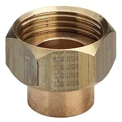 Муфта пайка с накидной гайкой 15мм x ¾"нг Viega 94359 288402 Муфта пайка с накидной гайкой 15мм x ¾"нг Viega 94359 288402