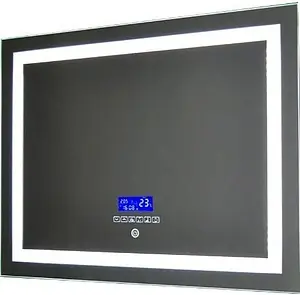 Зеркало с подсветкой Continent Rimini Led 120x80 с музыкальным блоком, с подогревом ЗЛП382, 1