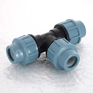 Тройник компрессионный соединительный 20мм x 20мм x 20мм Unidelta 1005020000, 4