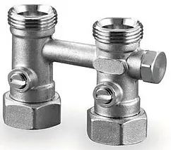 Узел нижнего подключения радиатора с байпасом прямой ¾&quot;ек x ¾&quot;нг Uponor Smart Radi 1084686