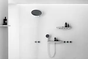 Шланговое подключение с держателем и полкой Hansgrohe Rainfinity Porter 500 L хром 26843000 Шланговое подключение с держателем и полкой Hansgrohe Rainfinity Porter 500 L хром 26843000, 5
