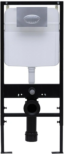 Клавиша смыва для унитаза Logan Oval 00297678 хром матовый