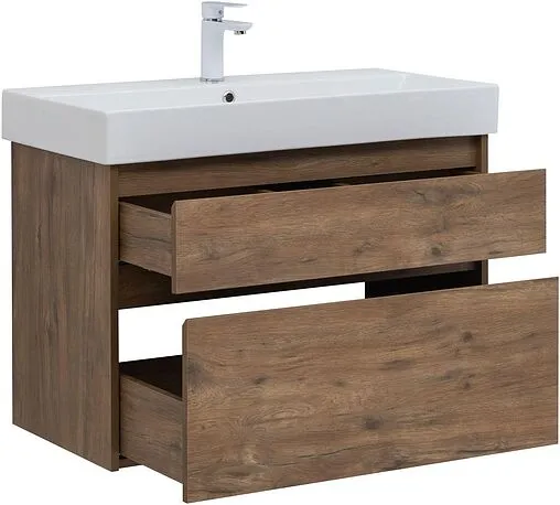 Тумба под умывальник Aquanet Nova Lite 85 дуб рустикальный 00249954