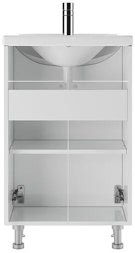 Тумба-умывальник напольная Айсберг Промо 55 белый DP2603T+4607152360509