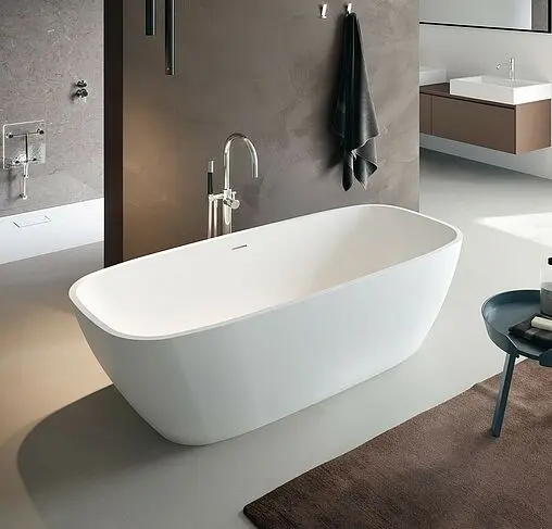 Ванна отдельностоящая из искусственного камня Treesse Brio 170x72 белый V297BL