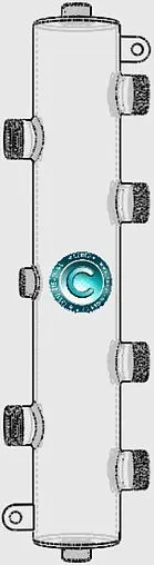 Гидрострелка до 50 кВт 1&quot;н x 1&quot;н Север-R-60К2(Aisi) 1955027