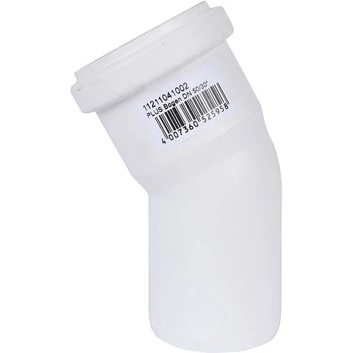 Отвод внутренний бесшумный D=75мм Угол 30° Rehau Raupiano Plus 11211541002