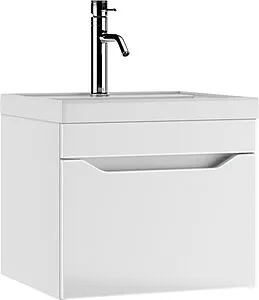 Тумба под умывальник подвесная Айсберг Bazis 50 белый DA5912T Тумба под умывальник подвесная Айсберг Bazis 50 белый DA5912T, 1