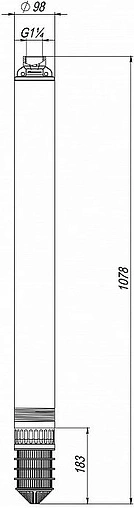 Насос скважинный центробежный 4&quot; Джилекс Водомет 110/110 1111