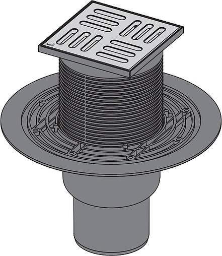 Трап вертикальный Set AlcaPlast 100x100мм APV201 Трап вертикальный Set AlcaPlast 100x100мм APV201