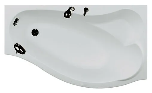 Ванна акриловая Aquanet Palma 170x100 R 00204023 Ванна акриловая Aquanet Palma 170x100 R 00204023