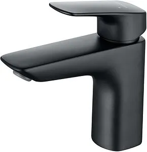 Смеситель для раковины Aquatek Вега чёрный матовый AQ1010MB, 1