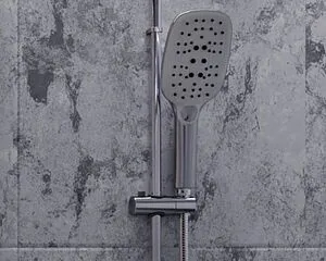 Душевая система со смесителем для ванны Osgard Ionic White белый 92050 Душевая система со смесителем для ванны Osgard Ionic White белый 92050, 4