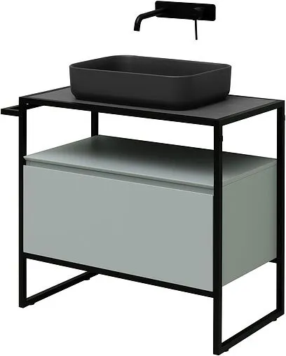 Тумба-умывальник напольная Allen Brau Priority 80 папирус 1.31002.PWM+