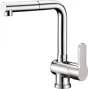 Смеситель для кухни с выдвижным изливом BelBagno Tanaro хром TAN-LADM-CRM, 1