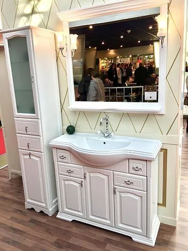 Шкаф-пенал напольный Opadiris Риспекто 40 L белый 00-00005838