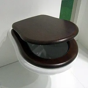 Крышка-сиденье для унитаза Kerasan Retro дерево/хром 109040 Крышка-сиденье для унитаза Kerasan Retro дерево/хром 109040, 2