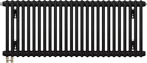 Радиатор стальной трубчатый Zehnder Charleston Completto 3057/26 V001½&quot; Ral 9217 Traffic Black (matt), 5