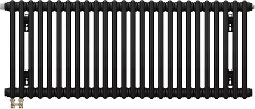 Радиатор стальной трубчатый Zehnder Charleston Completto 3057/26 V001½" Ral 9217 Traffic Black (matt)