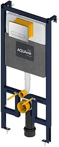 Инсталляция для подвесного унитаза Set 3 в 1 AQUAme AQM4001CR с кнопкой хром глянцевый Инсталляция для подвесного унитаза Set 3 в 1 AQUAme AQM4001CR с кнопкой хром глянцевый, 1