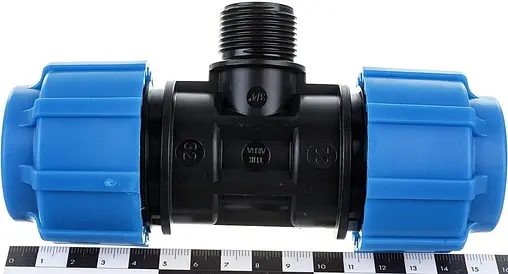 Тройник компрессионный переходной 32мм x ¾&quot;н x 32мм ТПК-Аква 51323432