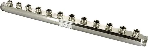 Коллектор распределительный проходной 12 отводов 1&quot;в/в x ¾&quot;ек Uni-fitt 430I4312
