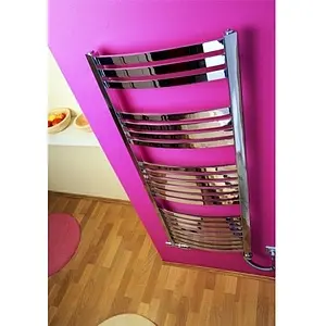 Полотенцесушитель электрический лесенка Terma Dexter 1220x500 белый WLDEX122050 K916E1Е8, 3