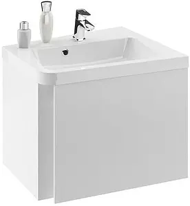 Тумба-умывальник подвесная Ravak 10° SD 55 R белый X000000742+XJIP1155000 Тумба-умывальник подвесная Ravak 10° SD 55 R белый X000000742+XJIP1155000, 1