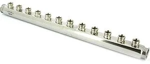 Коллектор распределительный проходной 11 отводов 1&quot;в/в x ¾&quot;ек Uni-fitt 430I4311, 4