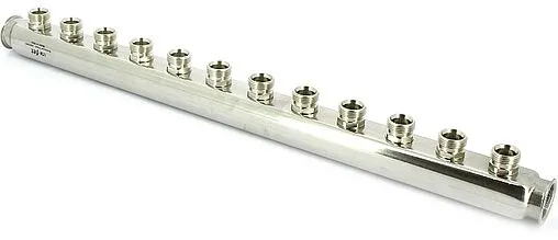 Коллектор распределительный проходной 11 отводов 1&quot;в/в x ¾&quot;ек Uni-fitt 430I4311