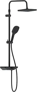 Душевая система со смесителем для душа Damixa Merkur чёрный матовый 940730300, 1