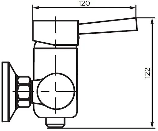 Смеситель для душа Dorff Logic new нержавеющая сталь D3020000SS
