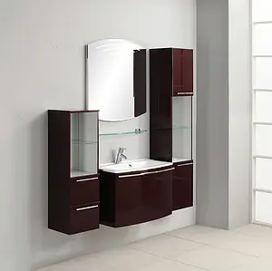 Тумба-умывальник подвесная Aquaton Севилья 80 гранат 1A1263K0SE340 Тумба-умывальник подвесная Aquaton Севилья 80 гранат 1A1263K0SE340, 4