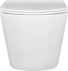 Унитаз подвесной безободковый Aquatek Вега белый AQ1904-00, 4