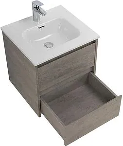 Тумба-умывальник подвесная BelBagno KRAFT 50 Cemento Grigio KRAFT-500-2C-SO-CG+BB500ETL, 4