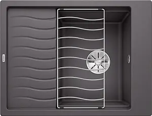 Мойка кухонная Blanco Elon 45 S 65 тёмная скала 524815 Мойка кухонная Blanco Elon 45 S 65 тёмная скала 524815, 1