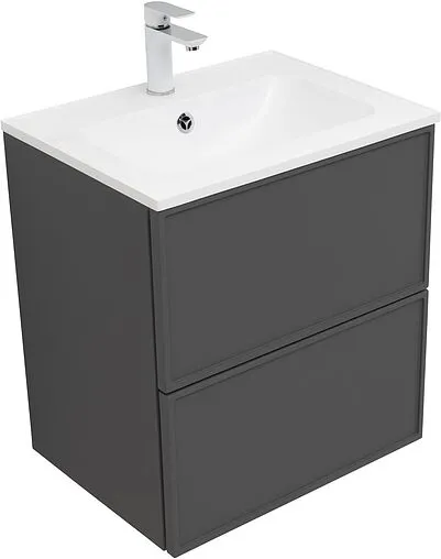 Тумба под умывальник Aquanet Арт 60 ясень графит 00329063