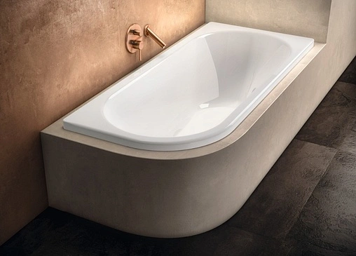 Ванна стальная Kaldewei Centro Duo 1 левая 170x75 mod. 129 anti-slip+easy-clean белый 282930003001