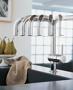 Смеситель для кухни с выдвижным изливом Grohe Minta хром матовый 32067DC0 Смеситель для кухни с выдвижным изливом Grohe Minta хром матовый 32067DC0, 3