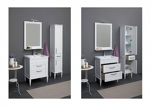 Шкаф-пенал Aquanet Денвер 36 R белый 00199214