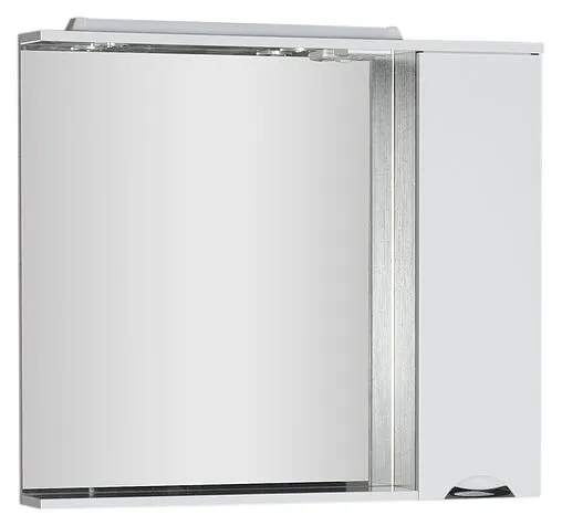 Шкаф-зеркало Aquanet Гретта 100 R белый/венге 00173996