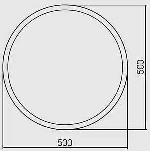 Зеркало Aquanika Metallica 50 белый AQM5050RU139 Зеркало Aquanika Metallica 50 белый AQM5050RU139, 2