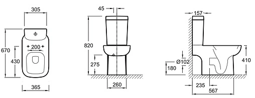 Чаша унитаза Jacob Delafon Replay белый 4973K-00